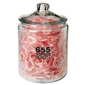 Gallon Glass Jar - Mini Candy Canes